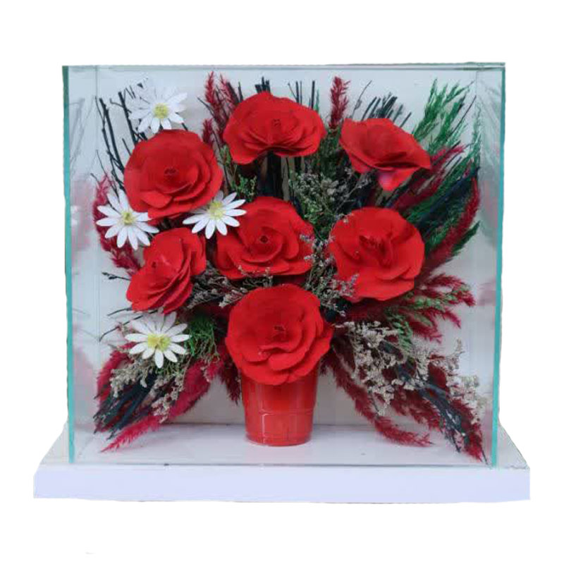 باکس گل خشک چوب و MDF